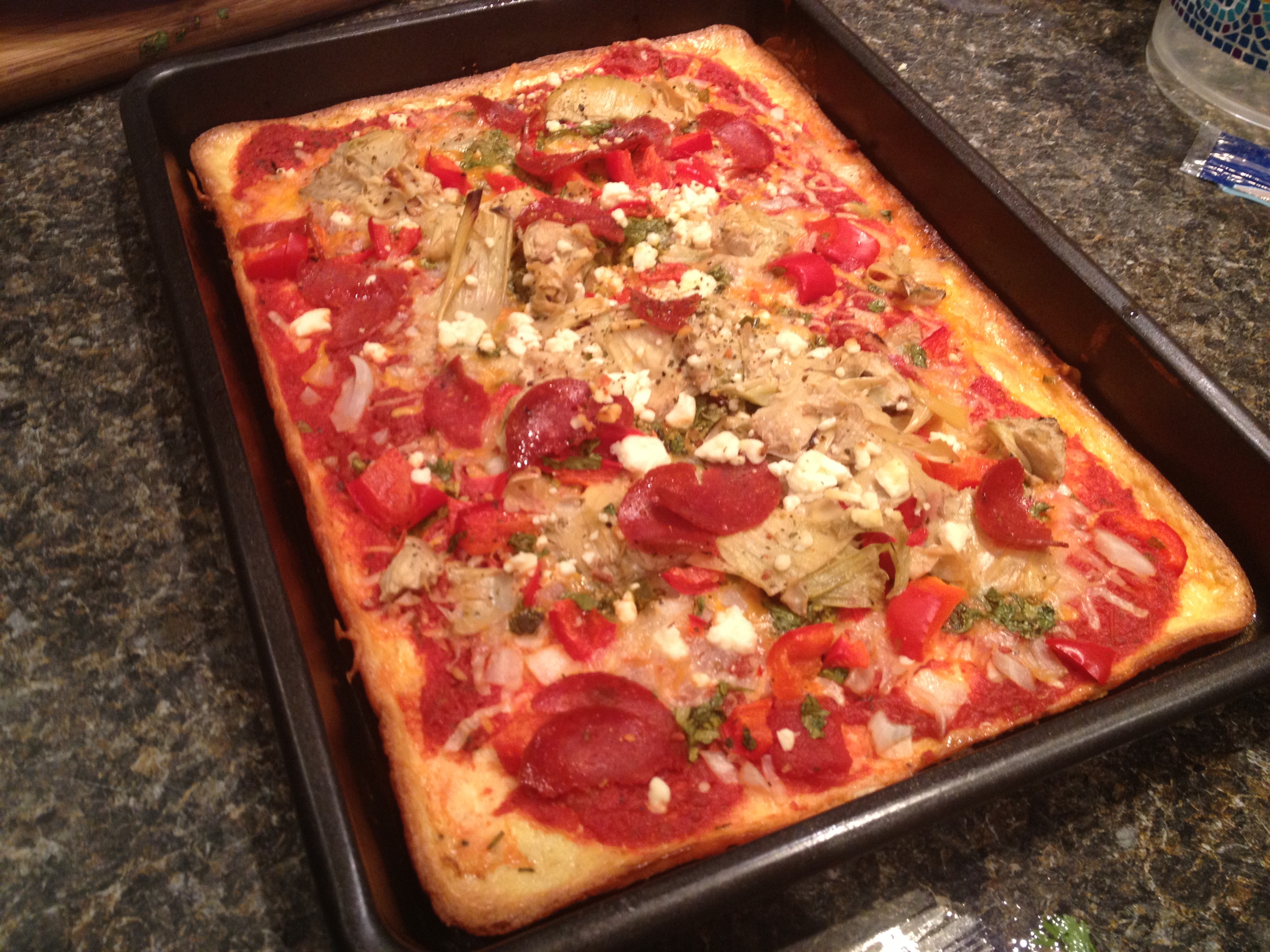 Keto / low carb pizza crust – made from cream cheese